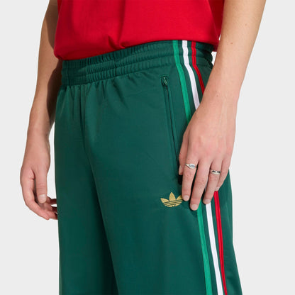 Men's adidas Originals adicolor Firebird Track Pants - Team Dark Green/Bold Green/White