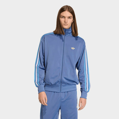 Men's adidas Originals adicolor Sport Firebird Track Jacket - Crew Blue/Light Blue/White