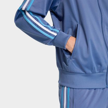 Men's adidas Originals adicolor Sport Firebird Track Jacket - Crew Blue/Light Blue/White