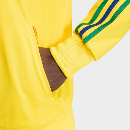 Men's adidas Originals adicolor Sport Firebird Track Jacket - Eqt Yellow/Green/Collegiate Royal
