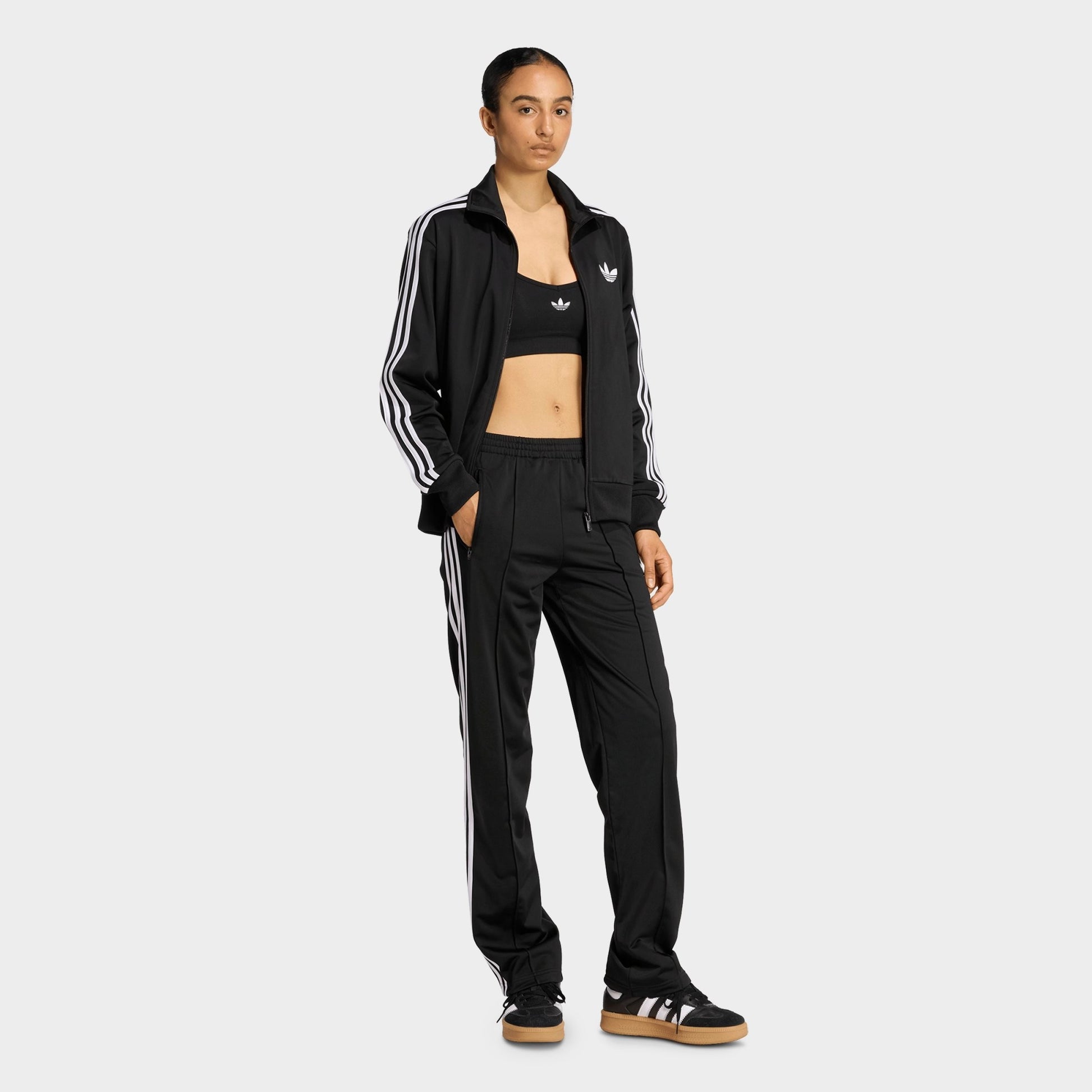Women's adidas Originals Firebird Classic Track Pants - Black/White