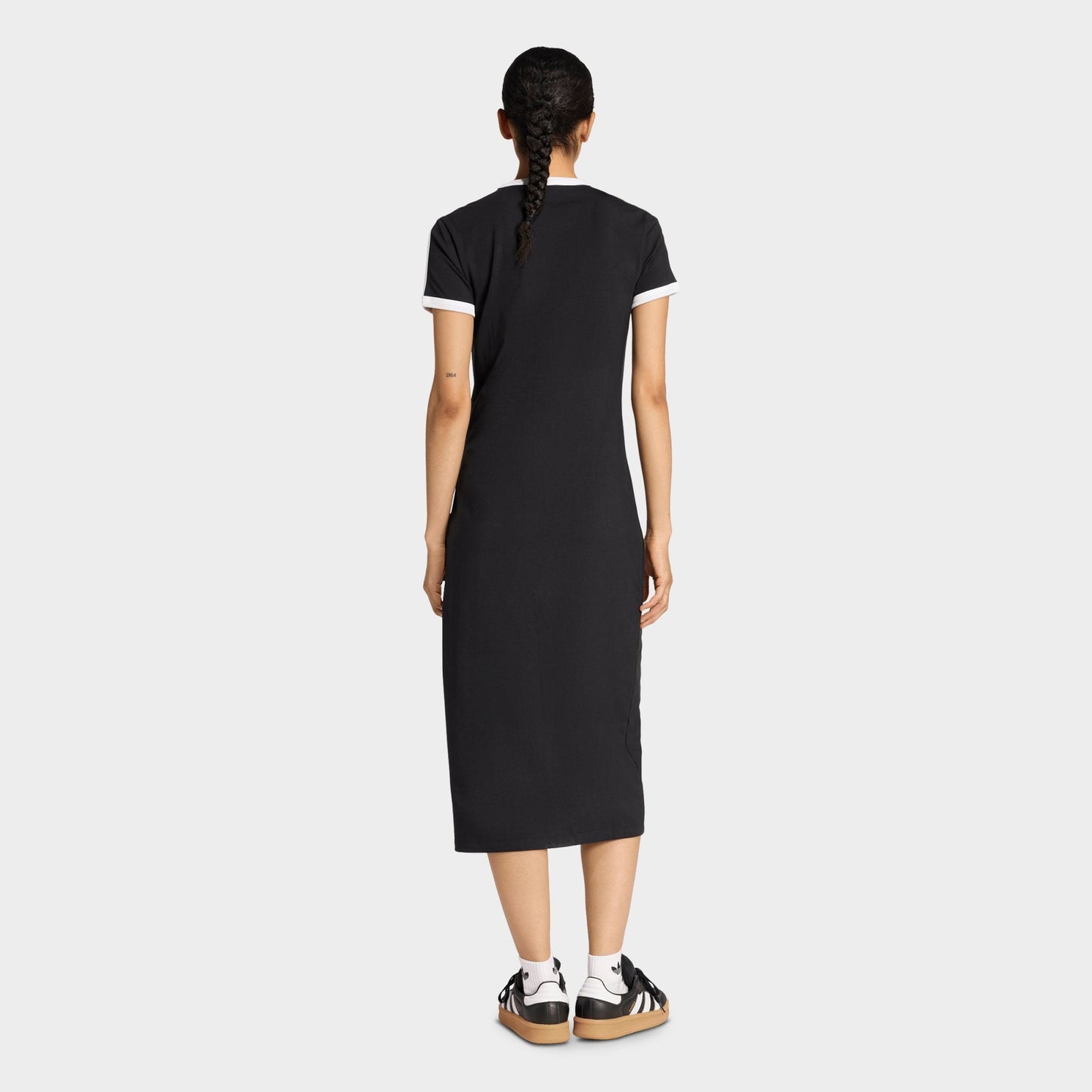 Women's adidas adicolor Originals 3-Stripes Slim Dress - Black/White