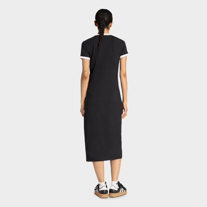 Women's adidas adicolor Originals 3-Stripes Slim Dress - Black/White