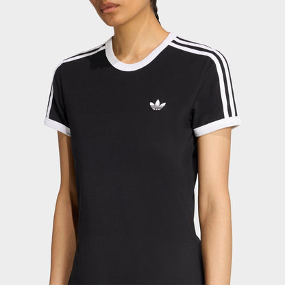 Women's adidas adicolor Originals 3-Stripes Slim Dress - Black/White