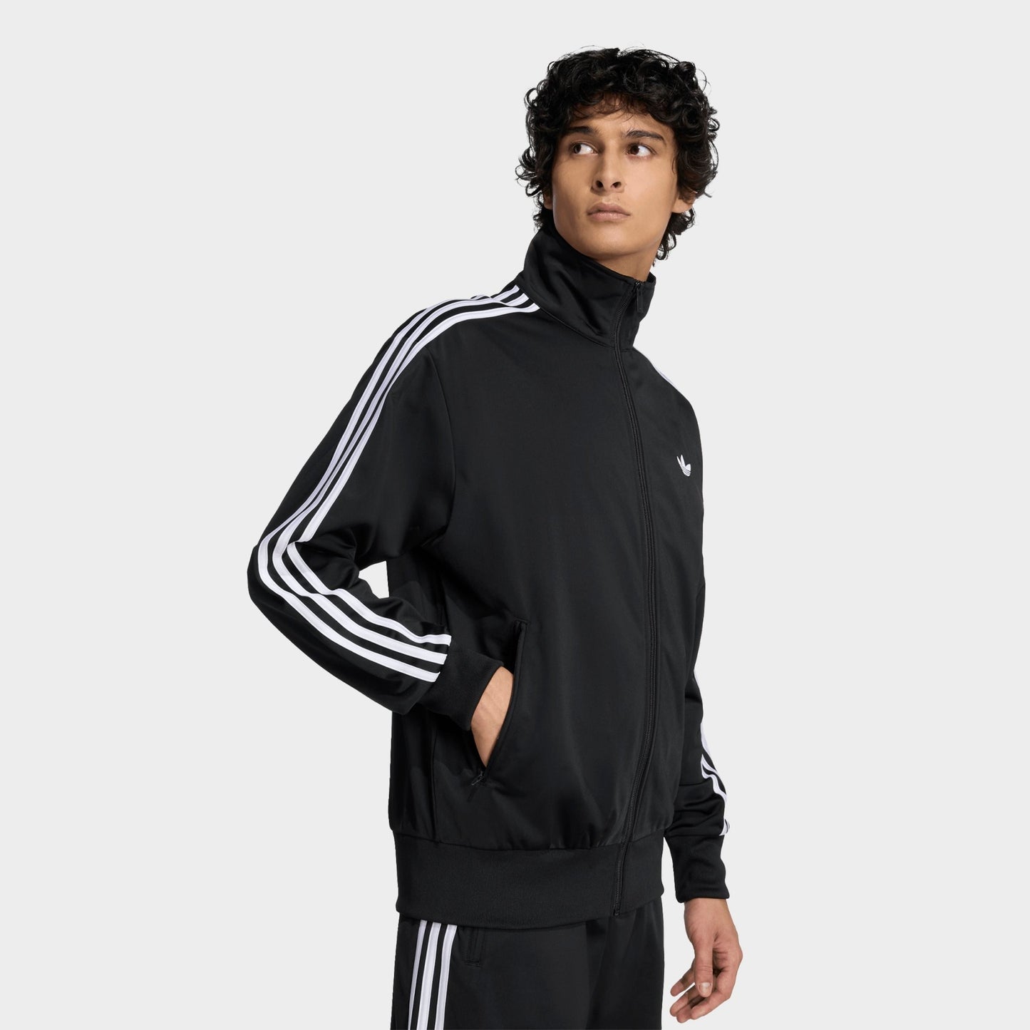 Men's adidas Originals adicolor Sport Firebird Track Jacket - Black