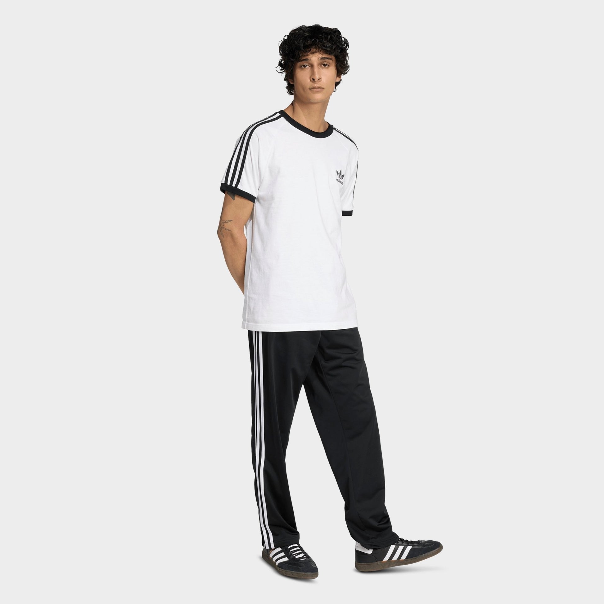 Men's adidas Originals adicolor Firebird Track Pants - Black