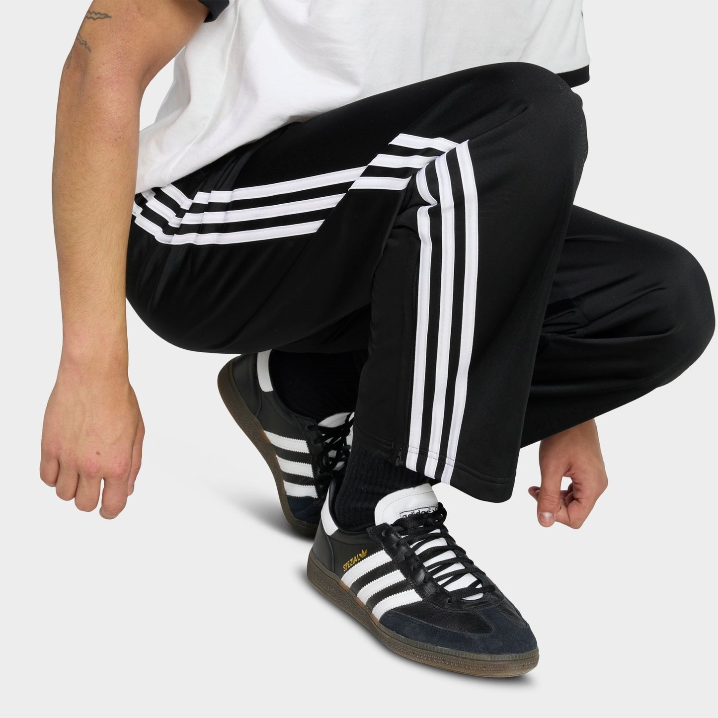 Men's adidas Originals adicolor Firebird Track Pants - Black