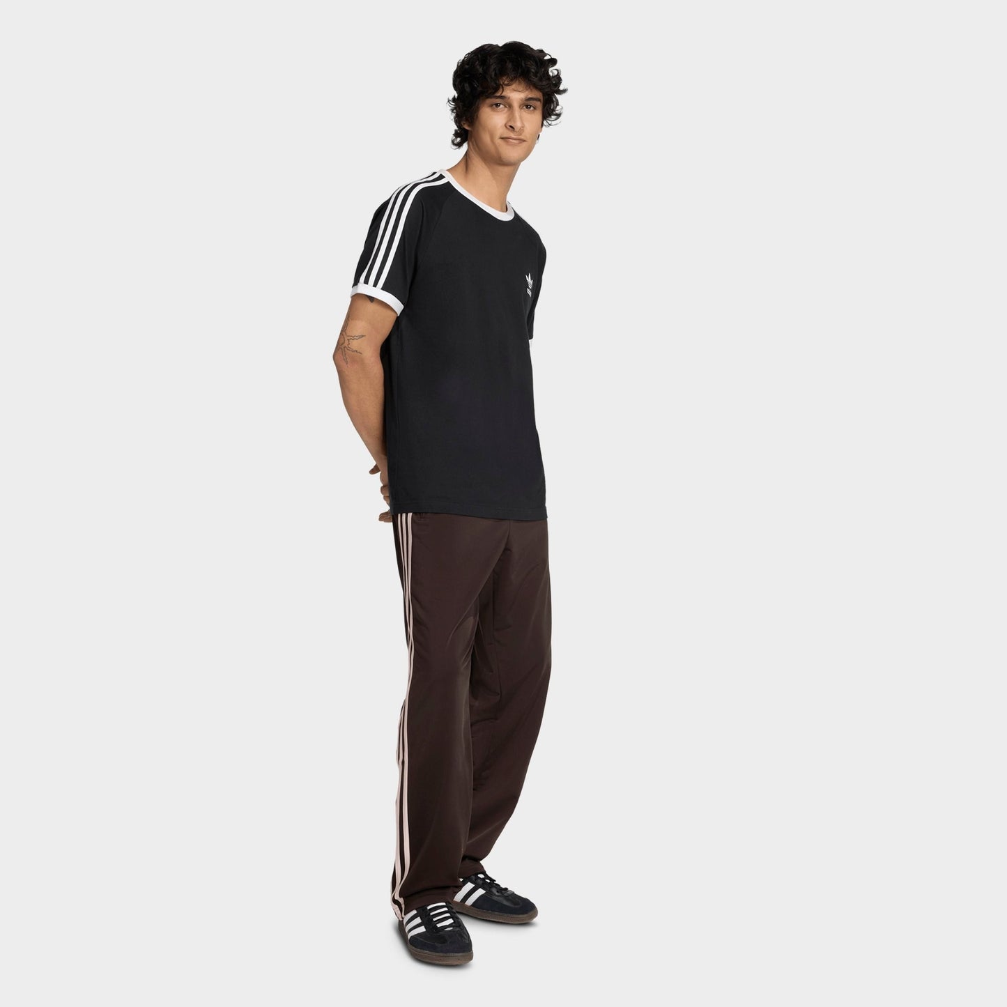 Men's adidas Originals adicolor Firebird Track Pants - Aurora Coffee