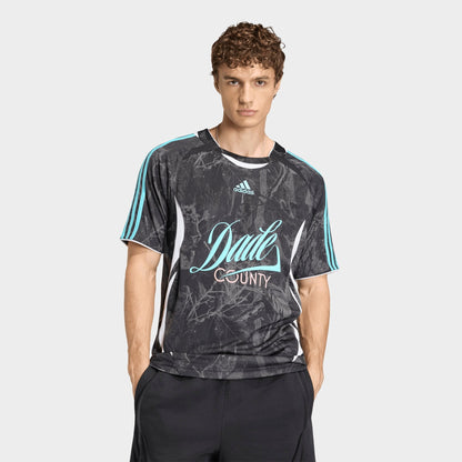 Men's adidas Originals FIFA World Cup 26 Host City Miami Graphic Soccer Jersey - Black/Pulse Aqua