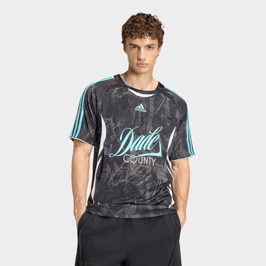 Men's adidas Originals FIFA World Cup 26 Host City Miami Graphic Soccer Jersey - Black/Pulse Aqua