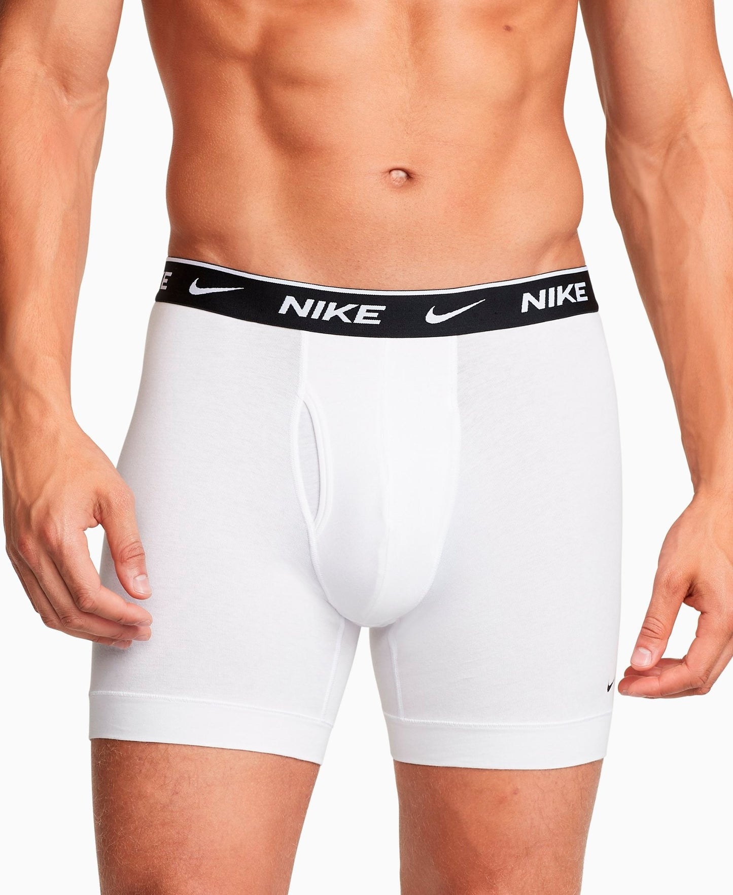 Men's Nike Stretch Cotton Boxer Briefs (3-Pack) - Multi-Color