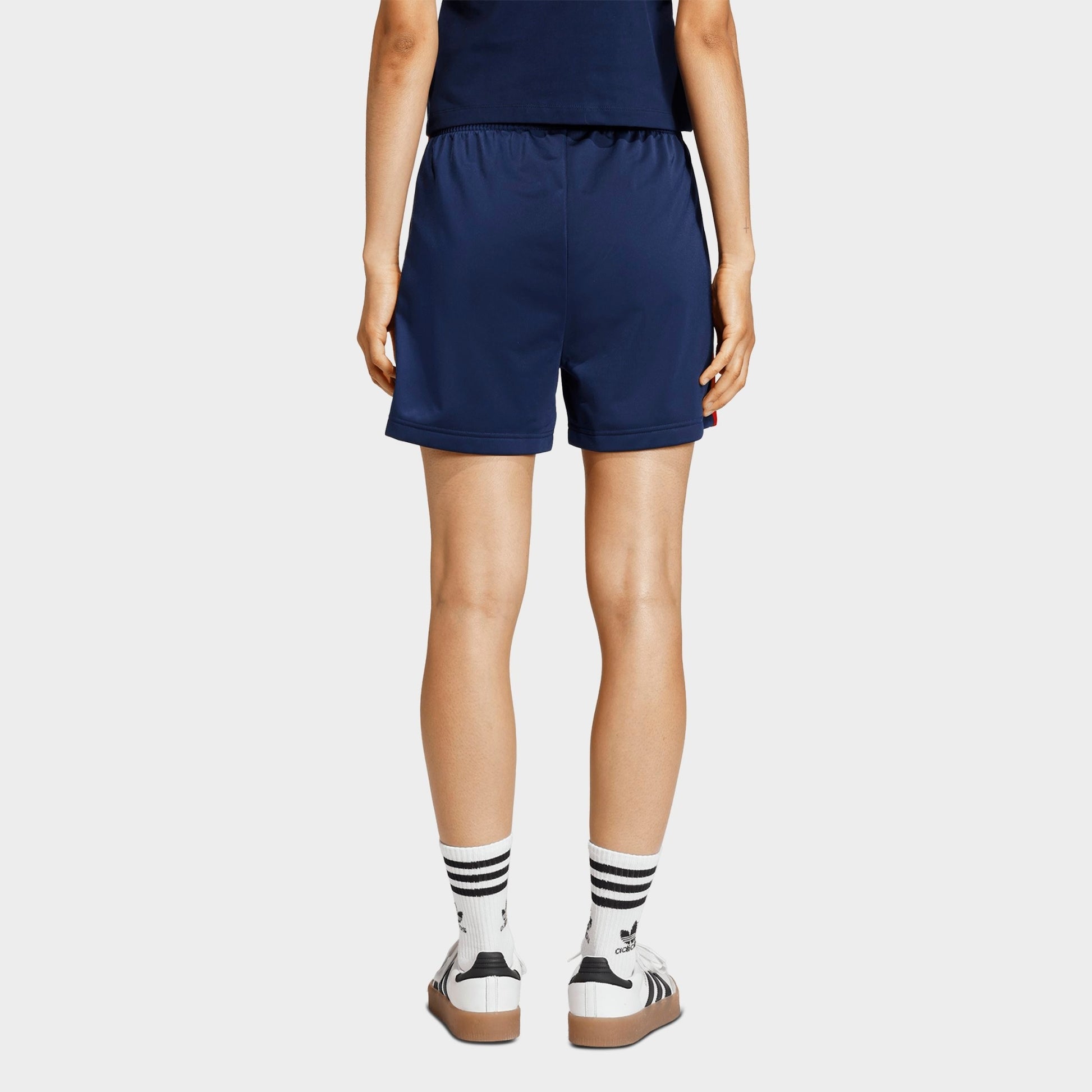 Women's adidas Originals Firebird Classic Shorts - Night Indigo/Better Scarlet/White