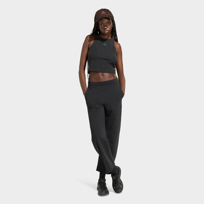 Women's adidas Sportswear Kit Small Logo Rib Tank - Black