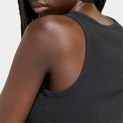 Women's adidas Sportswear Kit Small Logo Rib Tank - Black