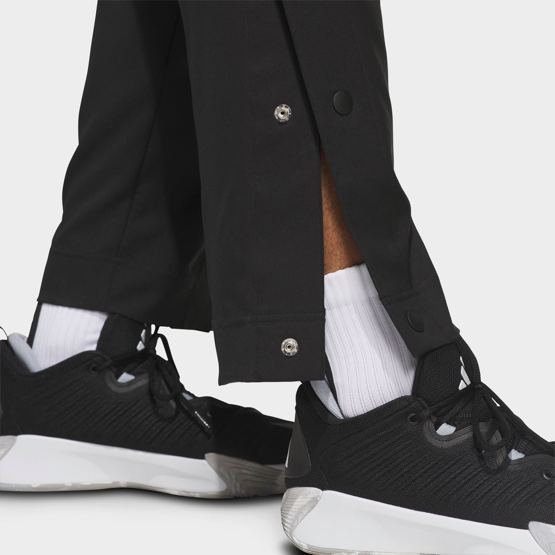 Men's adidas Crazy Lite Woven Basketball Pants - Black/Solar Lemon