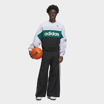 Men's adidas Originals Varsity Crewneck Sweatshirt - Light Grey Heather