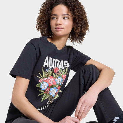 Women's adidas x Farm Rio Graphic T-Shirt - Black/Cream White/Multicolor