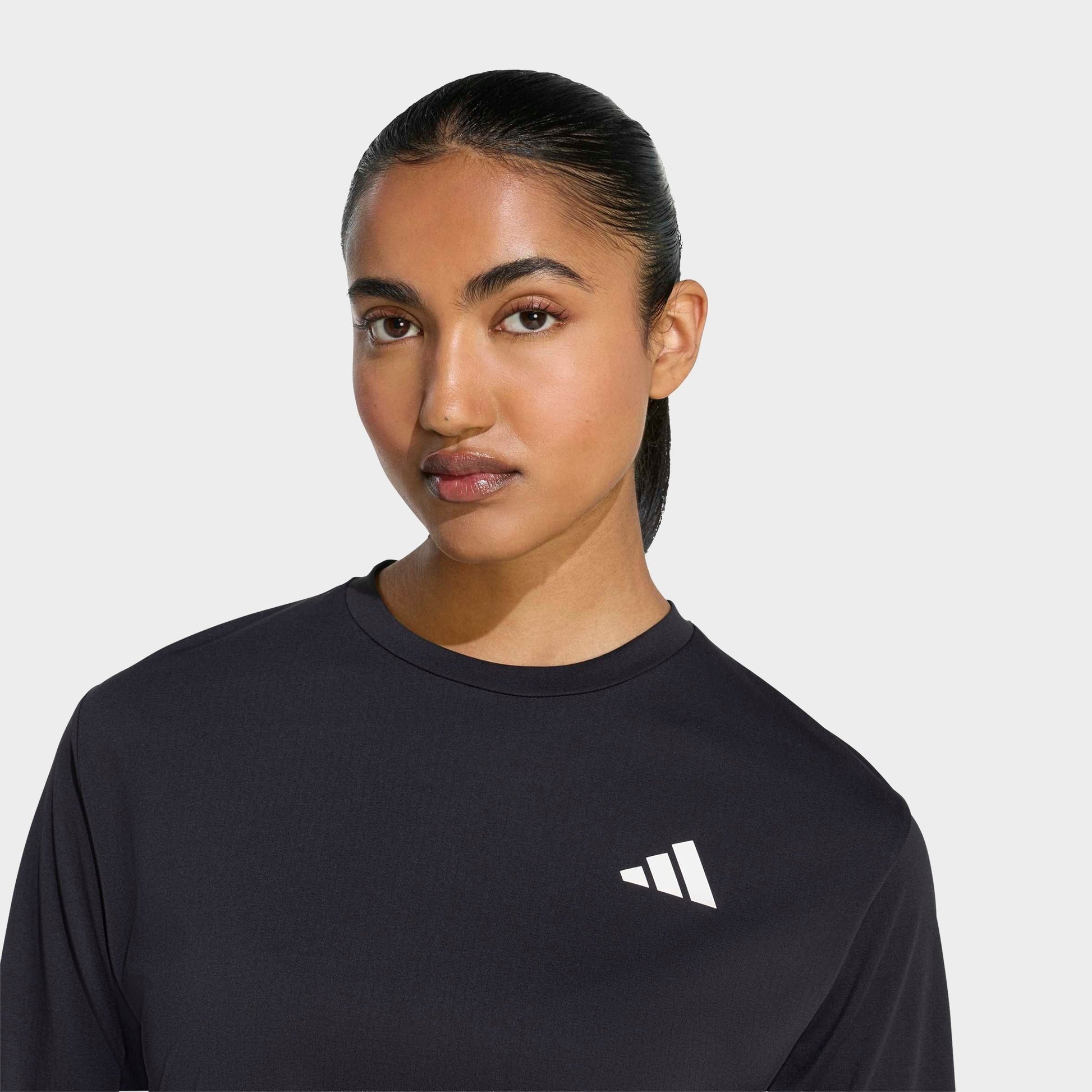 Women's adidas adi365 Iconic Climacool Running Long-Sleeve T-Shirt - Black