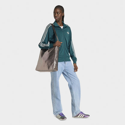 Women's adidas Originals adicolor Classic Firebird Loose Track Top - Rich Green/Grey Two