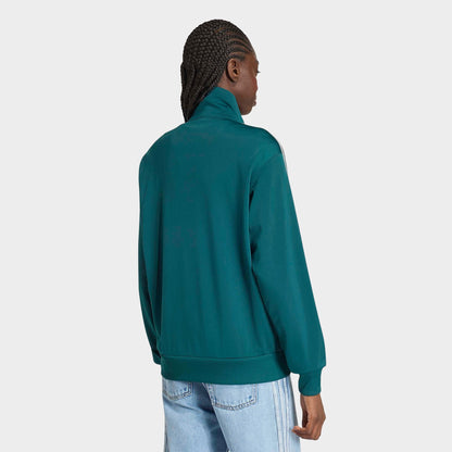Women's adidas Originals adicolor Classic Firebird Loose Track Top - Rich Green/Grey Two