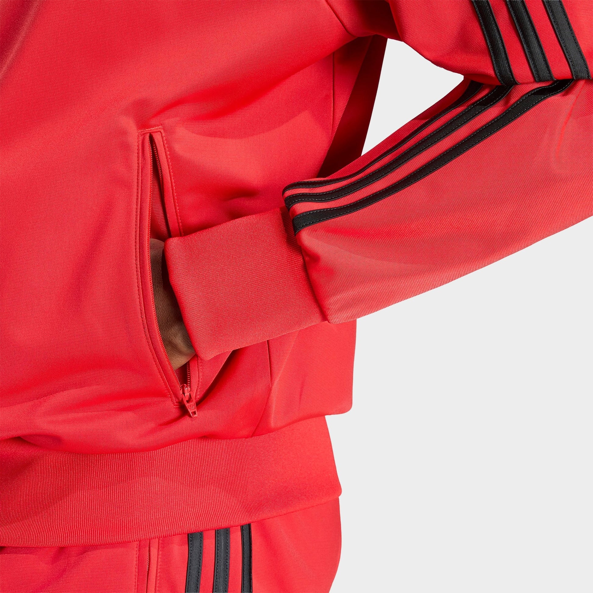 Men's adidas Originals adicolor Sport Firebird Track Jacket - Vivid Red