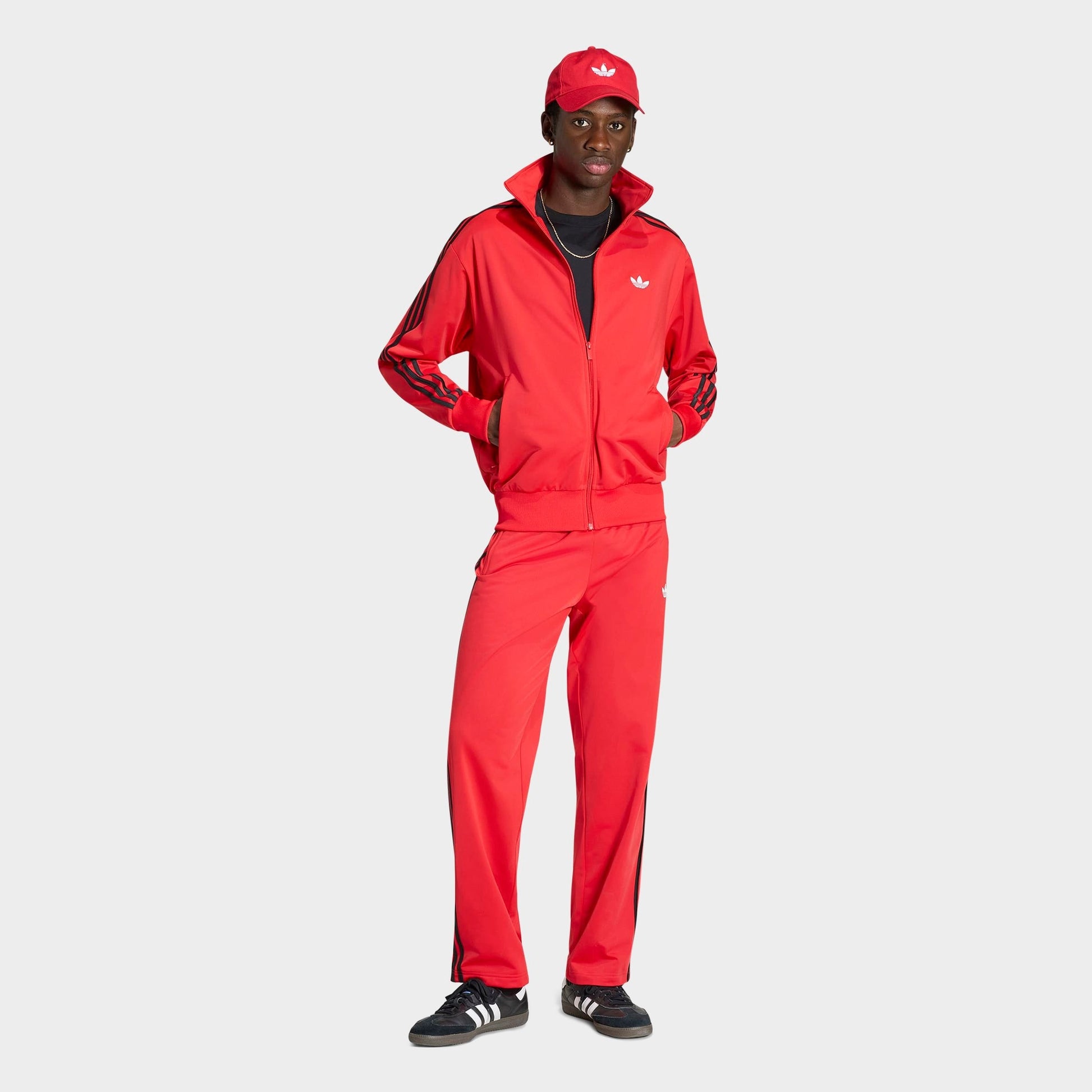 Men's adidas Originals adicolor Firebird Track Pants - Vivid Red