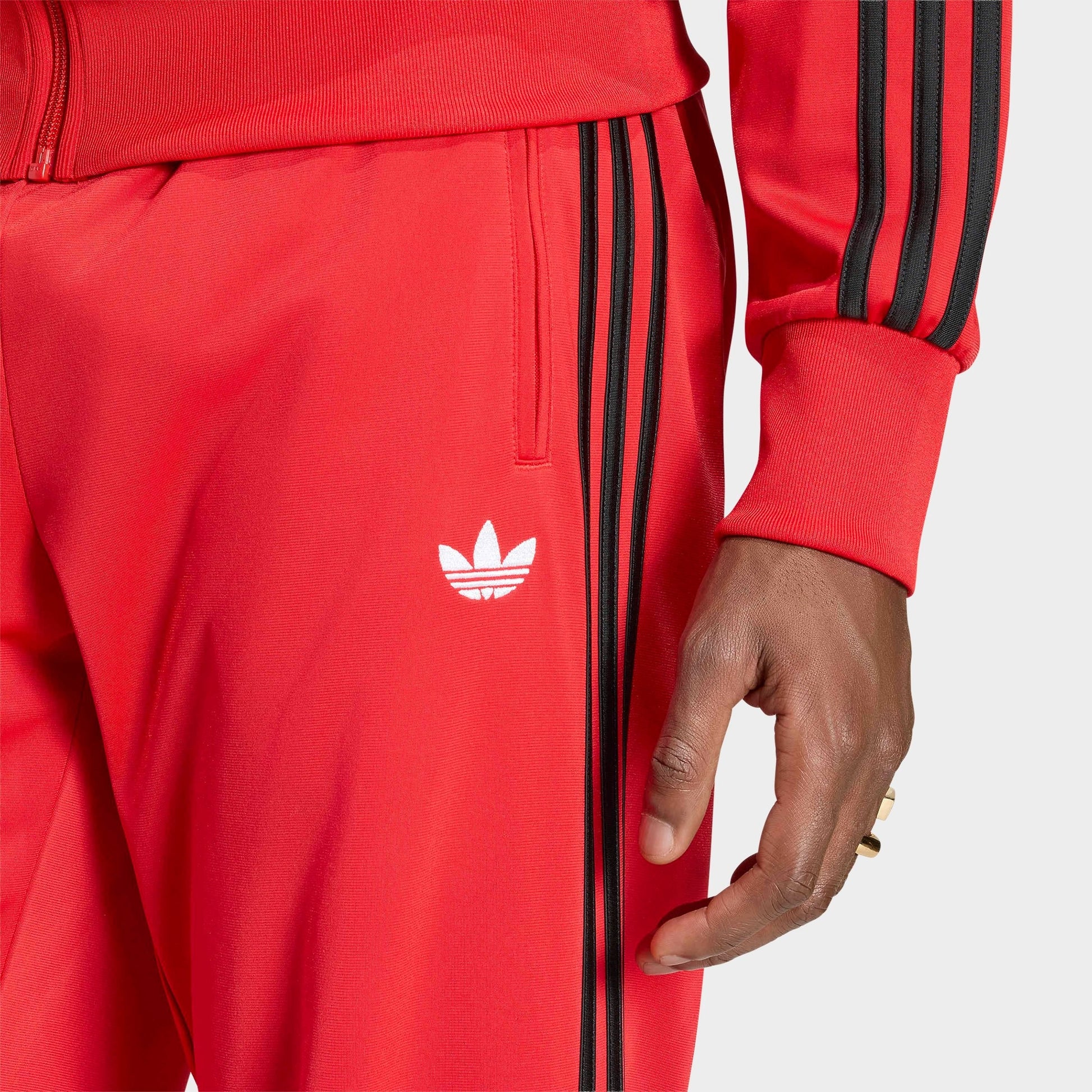 Men's adidas Originals adicolor Firebird Track Pants - Vivid Red