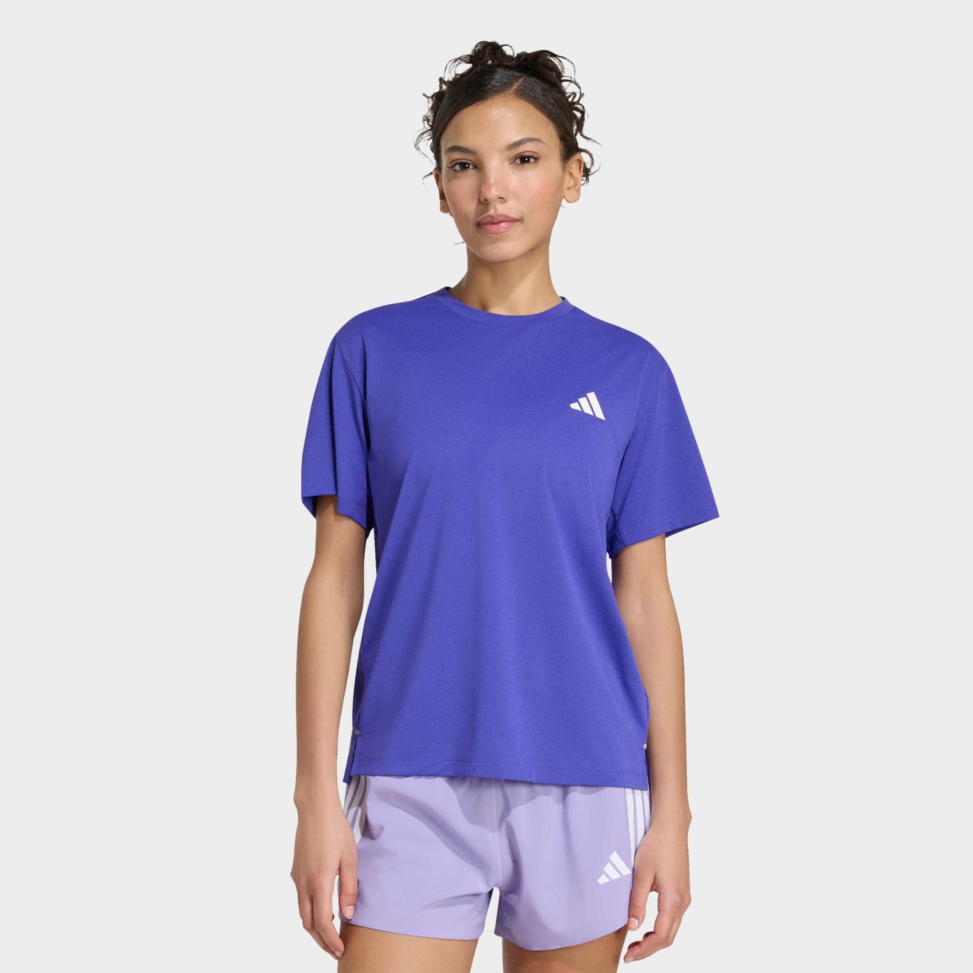 Women's adidas adi365 Iconic Climacool Running T-Shirt - Pure Purple
