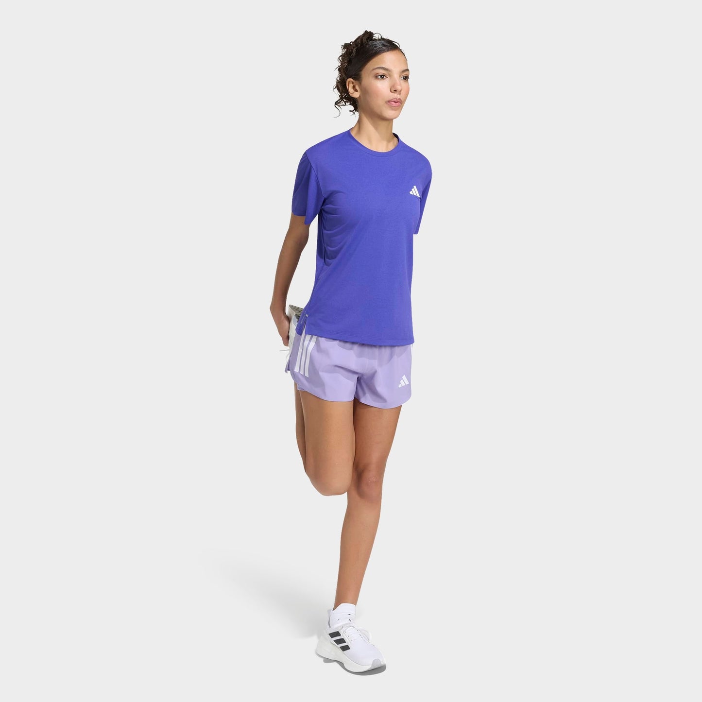 Women's adidas adi365 Iconic Climacool Running T-Shirt - Pure Purple