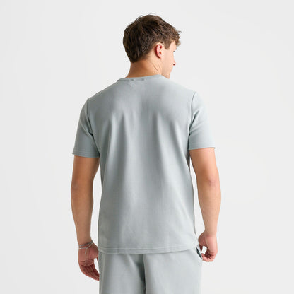 Men's adidas Originals Trefoil Essentials Waffle T-Shirt - Wonder Sage
