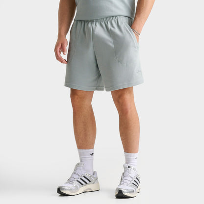 Men's adidas Originals Trefoil Essentials Waffle Shorts - Wonder Sage