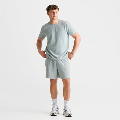 Men's adidas Originals Trefoil Essentials Waffle Shorts - Wonder Sage