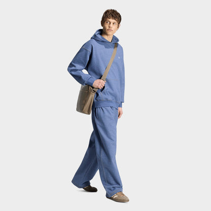 Men's adidas Originals Trefoil Essentials Melange Baggy Sweatpants - Crew Blue Melange