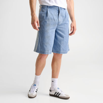 Men's adidas Originals Denim Chino Shorts - Light Denim Wash