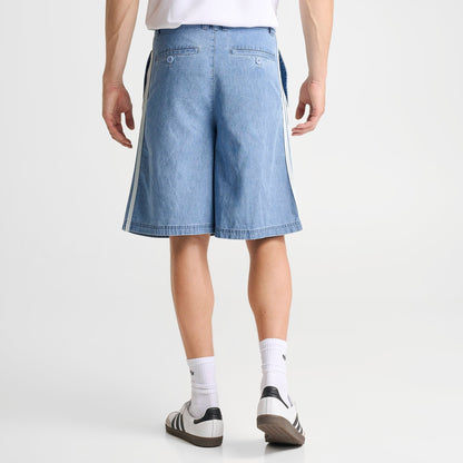 Men's adidas Originals Denim Chino Shorts - Light Denim Wash
