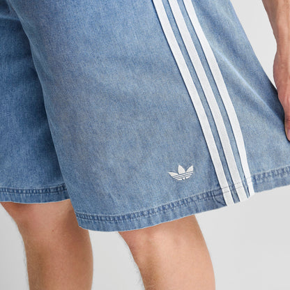 Men's adidas Originals Denim Chino Shorts - Light Denim Wash
