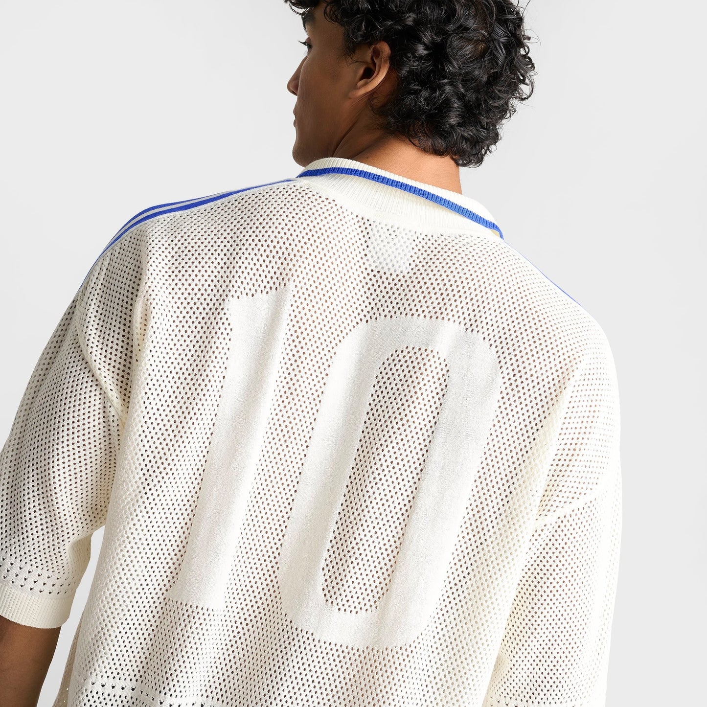 Men's adidas Originals Knitted Resort Shirt - Off White