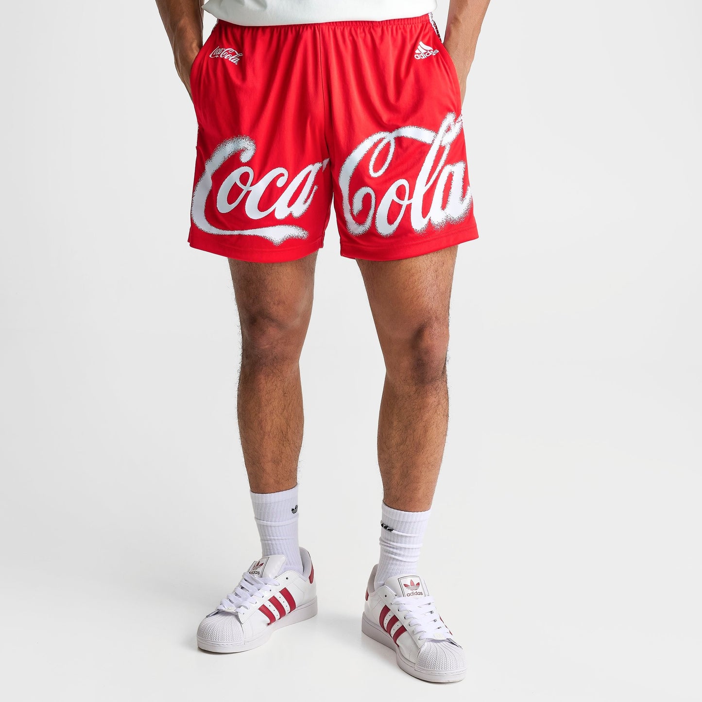Men's adidas x Coca-Cola Teamgeist Soccer Shorts - Vivid Red