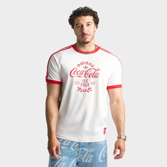 Men's adidas Originals x Coca-Cola Cali T-Shirt - White
