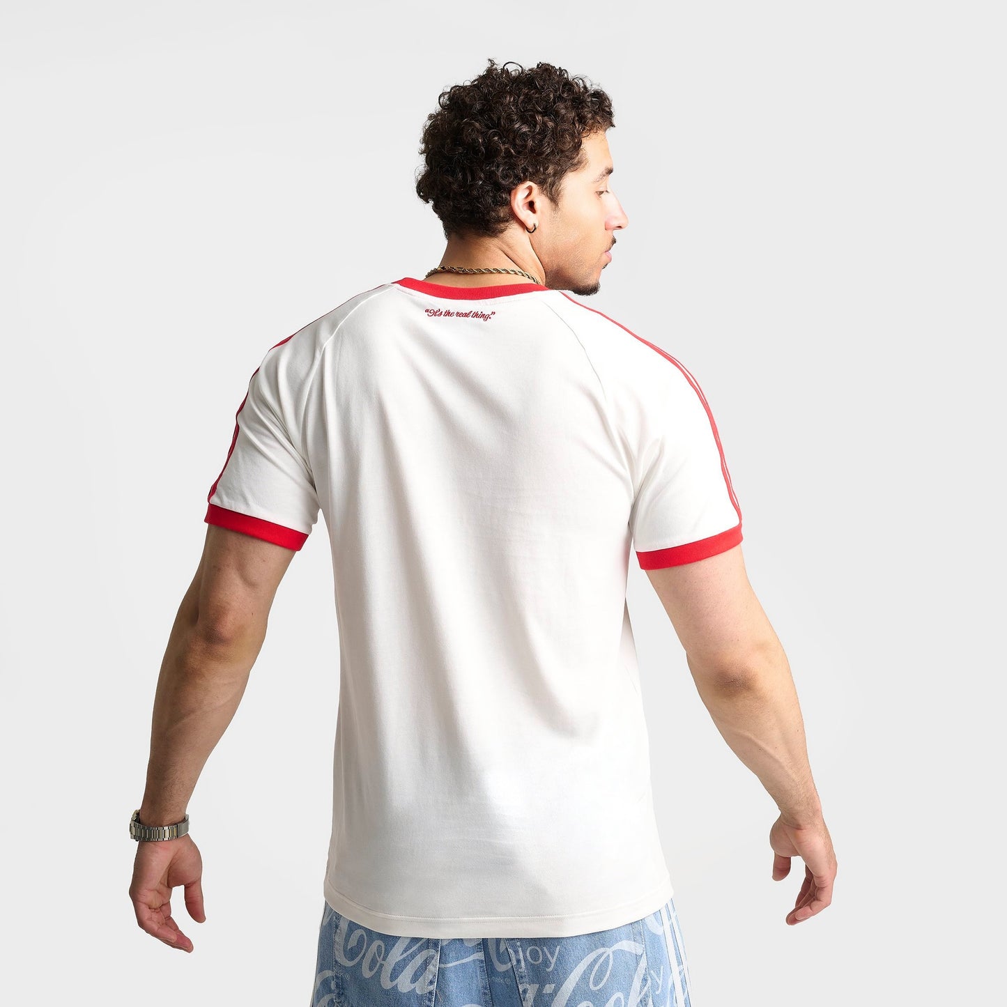 Men's adidas Originals x Coca-Cola Cali T-Shirt - White