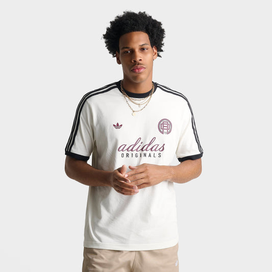 Men's adidas Originals Cali Script T-Shirt - Off White