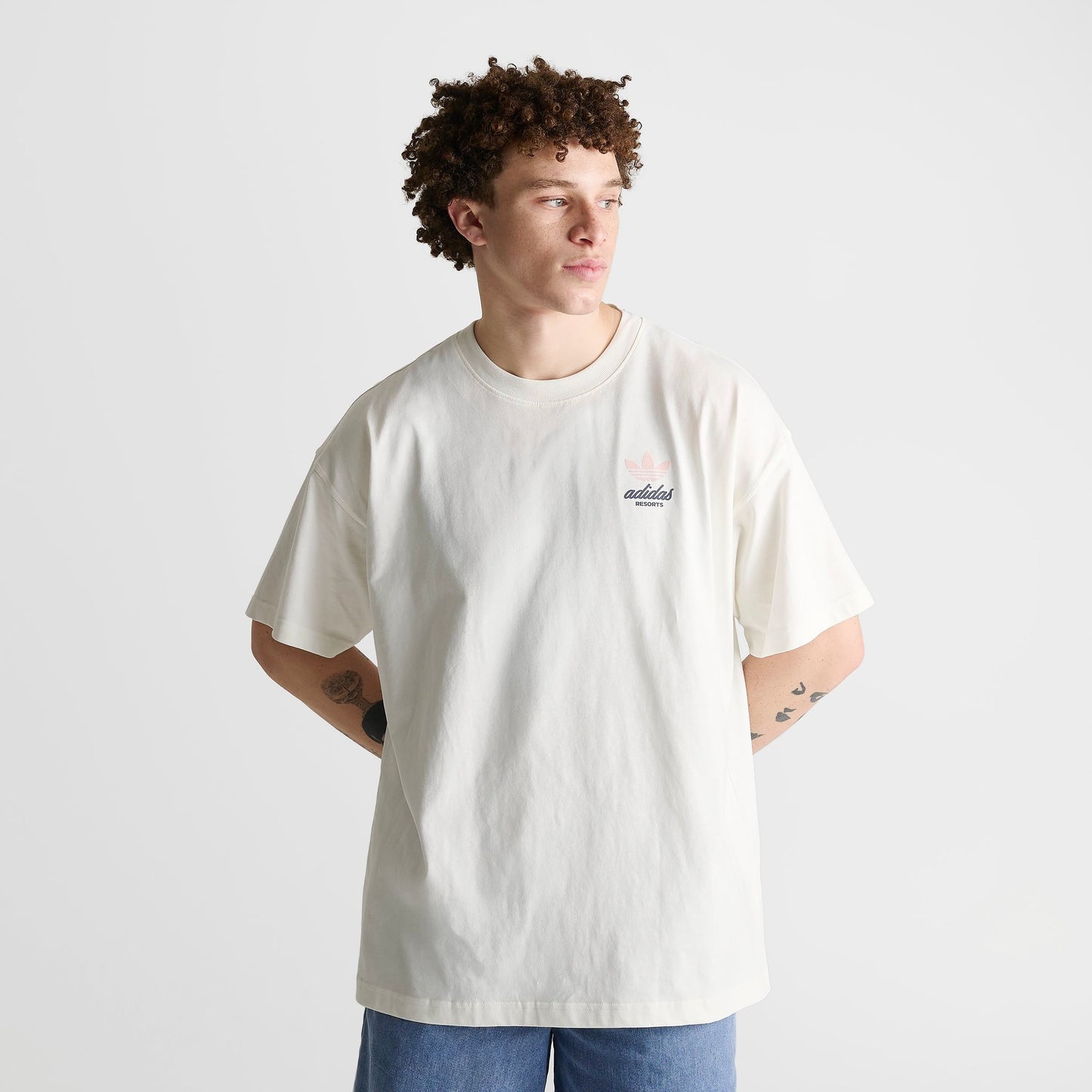 Men's adidas Originals Resort Graphic T-Shirt - Off White
