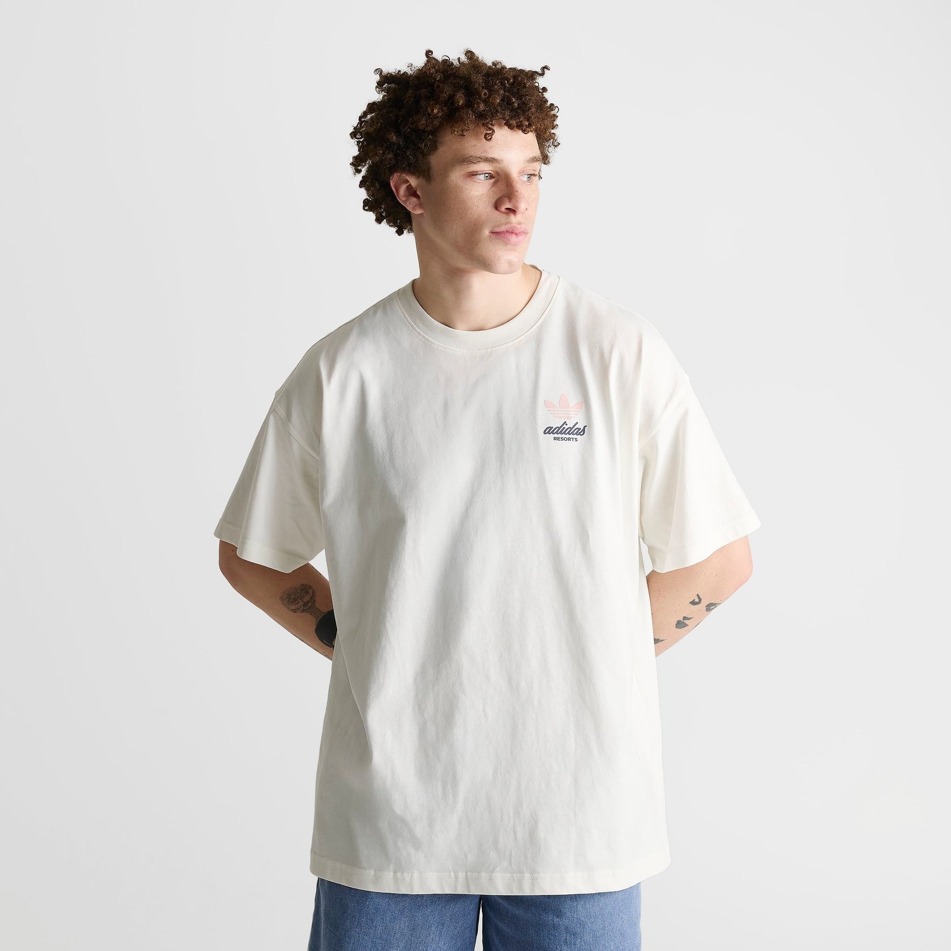 Men's adidas Originals Resort Graphic T-Shirt - Off White