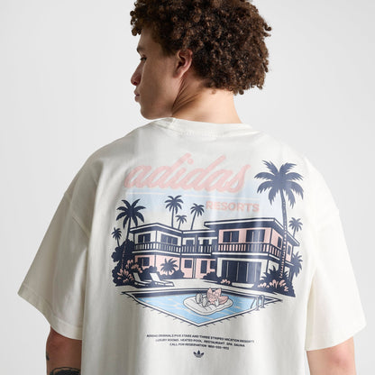 Men's adidas Originals Resort Graphic T-Shirt - Off White