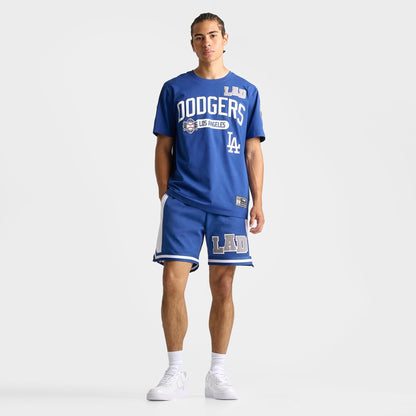 Men's Pro Standard Los Angeles Dodgers MLB Letterman Shorts - Dodger Blue