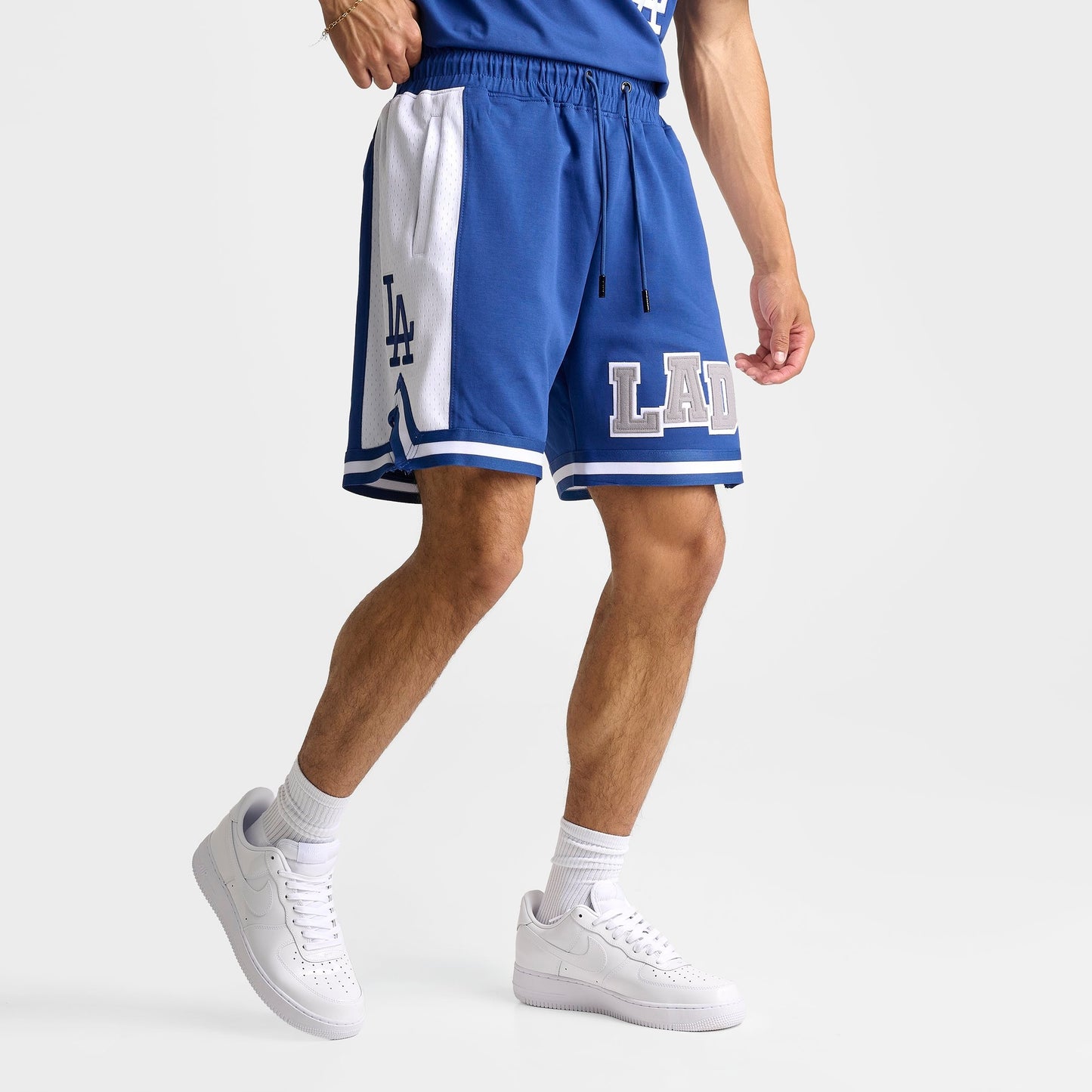 Men's Pro Standard Los Angeles Dodgers MLB Letterman Shorts - Dodger Blue