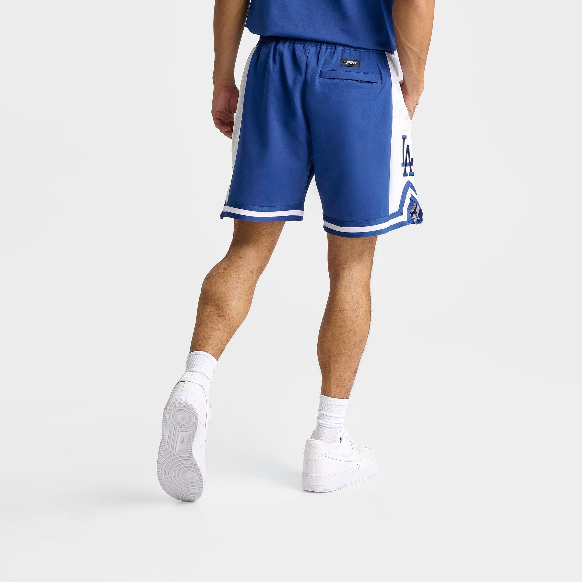 Men's Pro Standard Los Angeles Dodgers MLB Letterman Shorts - Dodger Blue