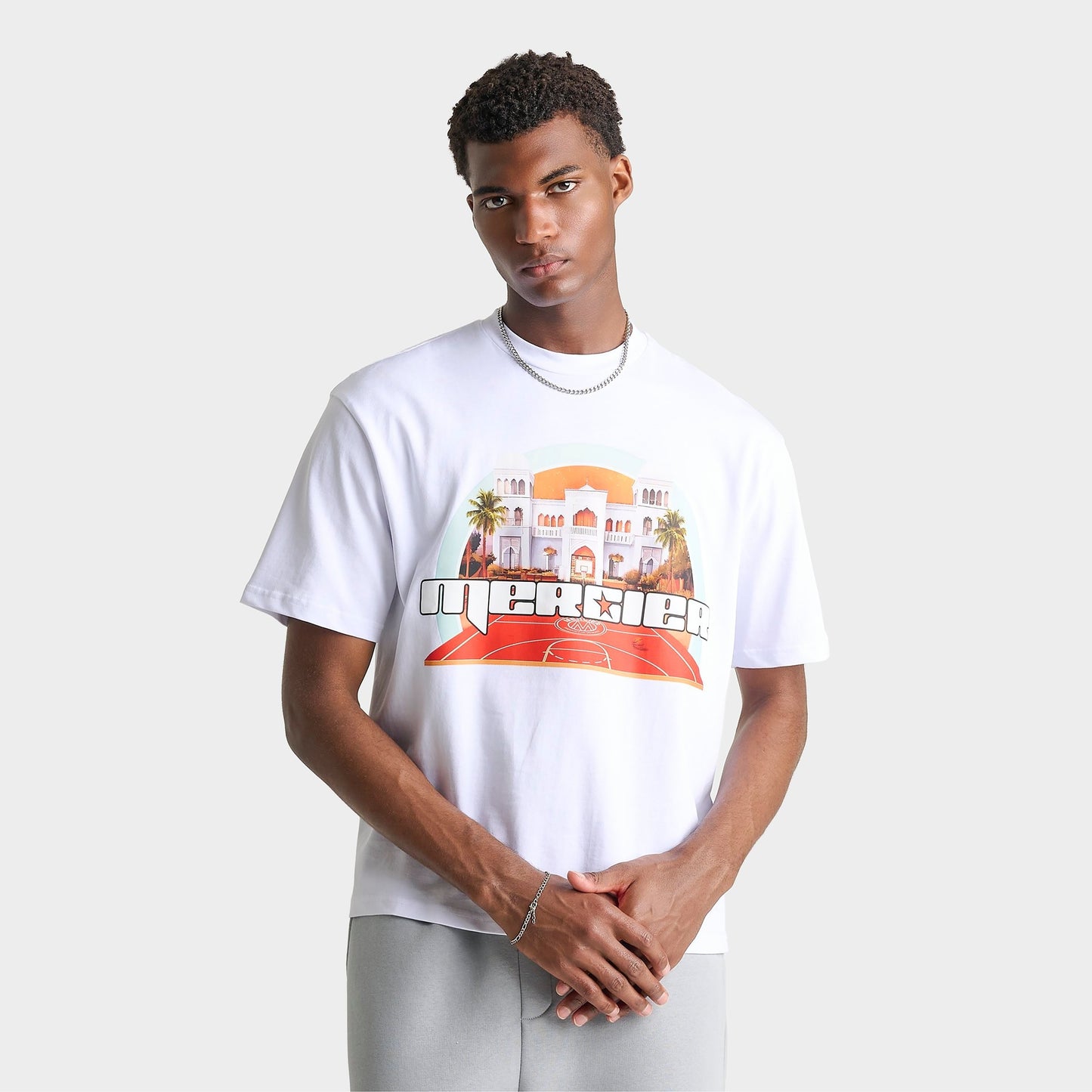 Men's Mercier Hoop Paradise Graphic T-Shirt - White