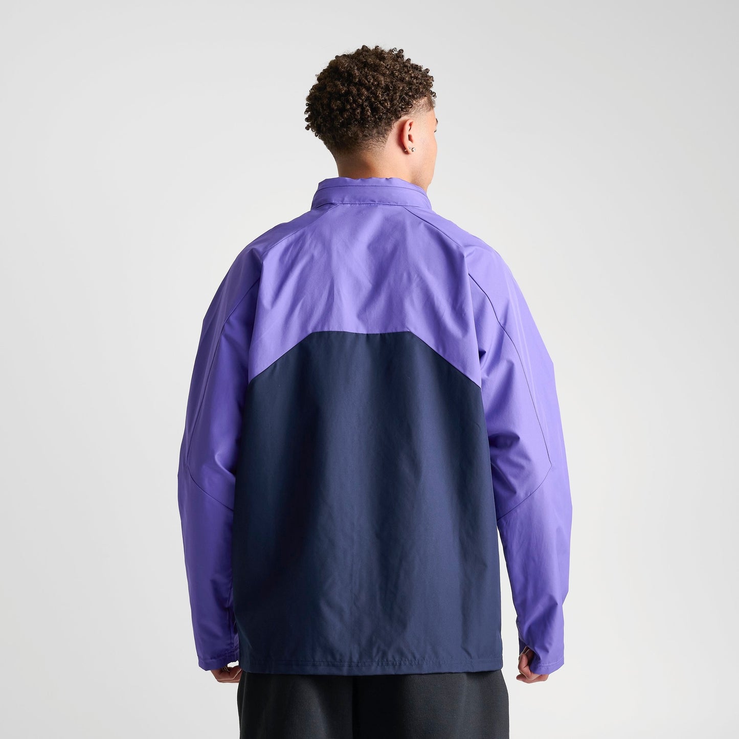 Men's New Balance Athletics Woven Full-Zip Jacket - Navy/Purple