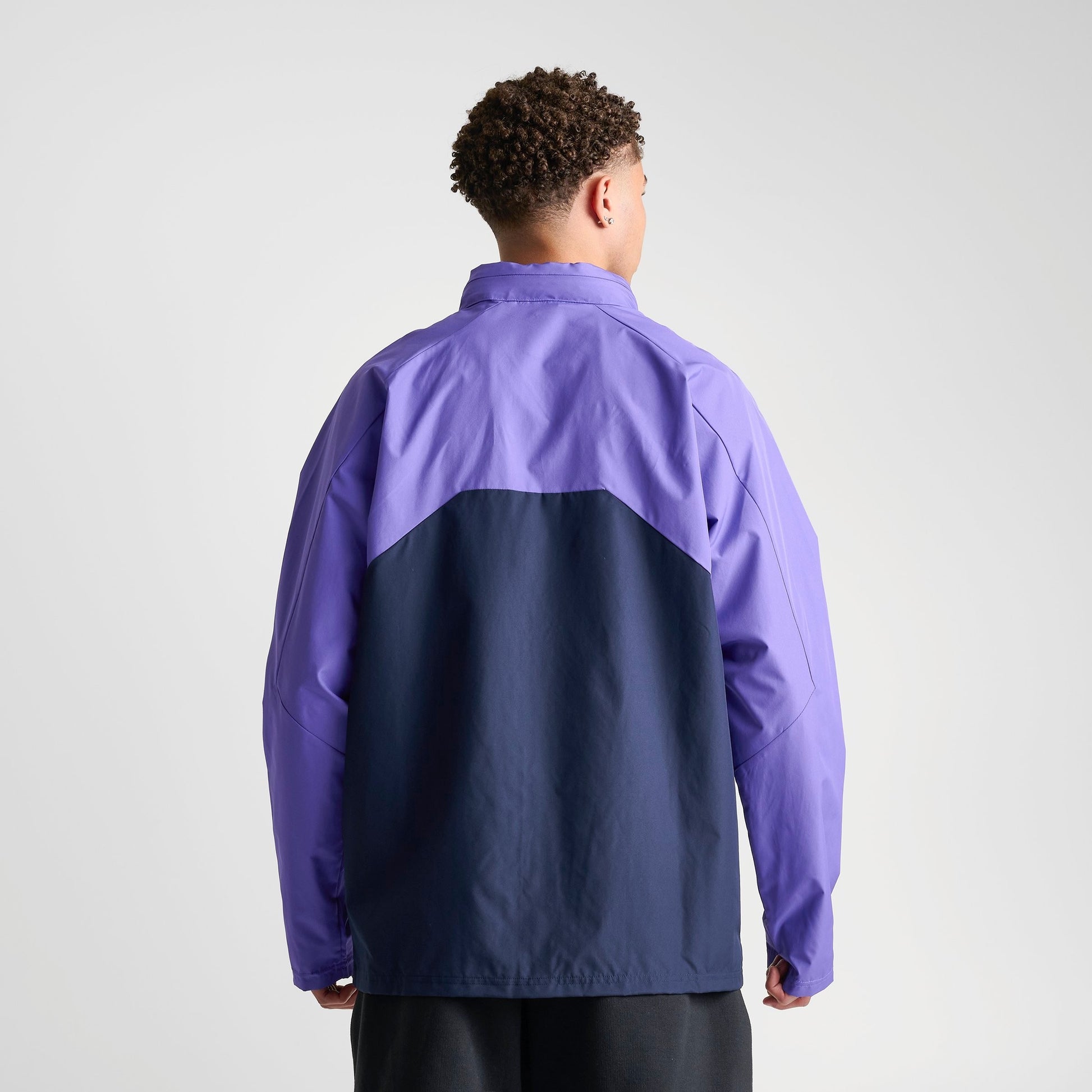 Men's New Balance Athletics Woven Full-Zip Jacket - Navy/Purple